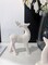 Pack 2 Mini Animal Reindeer Decor Deer Statues Sculpture Tabletop Ornaments for Cabinet Mantel Shelves Fireplace Home Décor Accents Collectible Figurines
